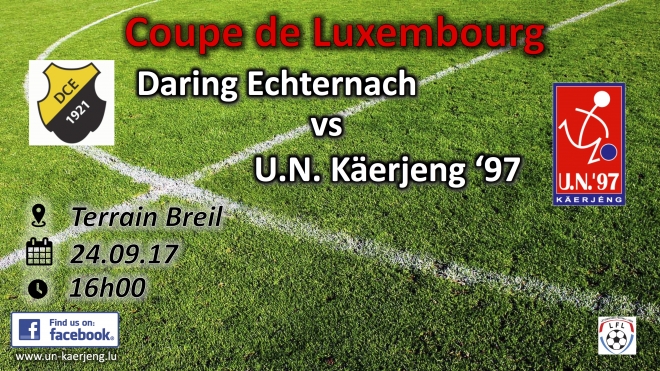 Coupe de Luxembourg Iechternach - UNK Coupe de Luxembourg Iechternach - UNK