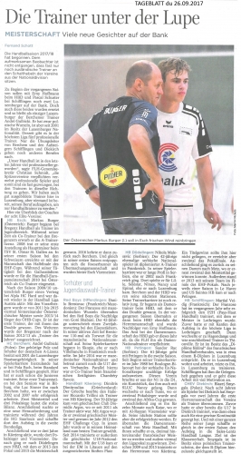 Die Trainer unter der Lupe