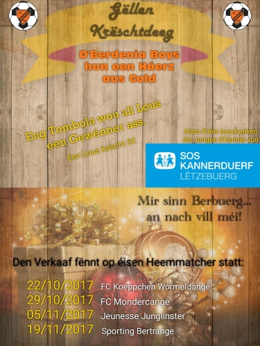 Gëllen Krëschtdeeg: jiddereen ass e Gewënner