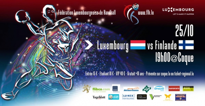 Luxembourg vs Finlande - 25.10.2017 - 19.00 - Coque