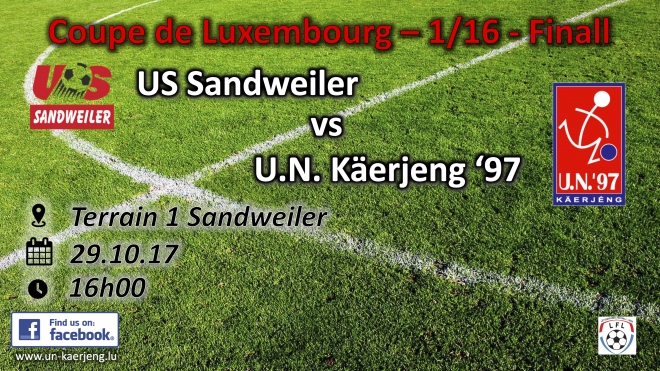 Coupe de Luxembourg Sandweiler - UNK Coupe de Luxembourg Sandweiler - UNK