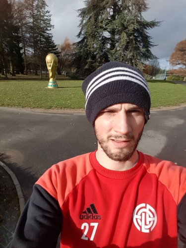 Stefano Bensi en stage de réathlétisation au centre de la FFF à Clairfontaine