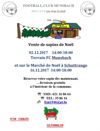 VENTE DE SAPINS DE NOEL