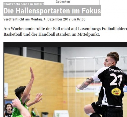 Sportwochenende in Bildern - Die Hallensportarten im Fokus - wort.lu