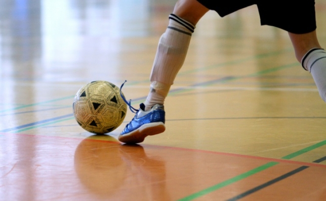 Indoor Fussball zu Berbuerg