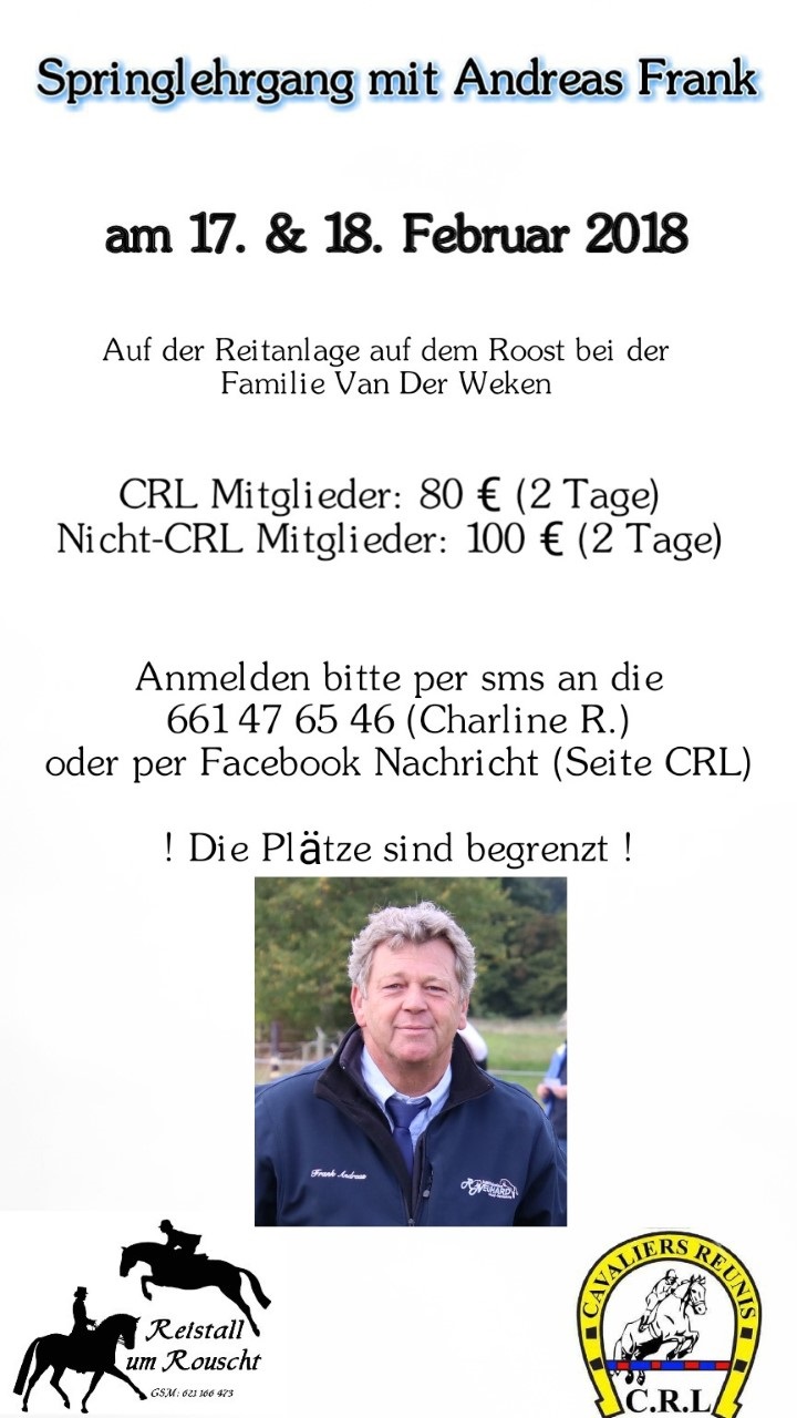 Springlehrgang - noch einige Plätze frei 