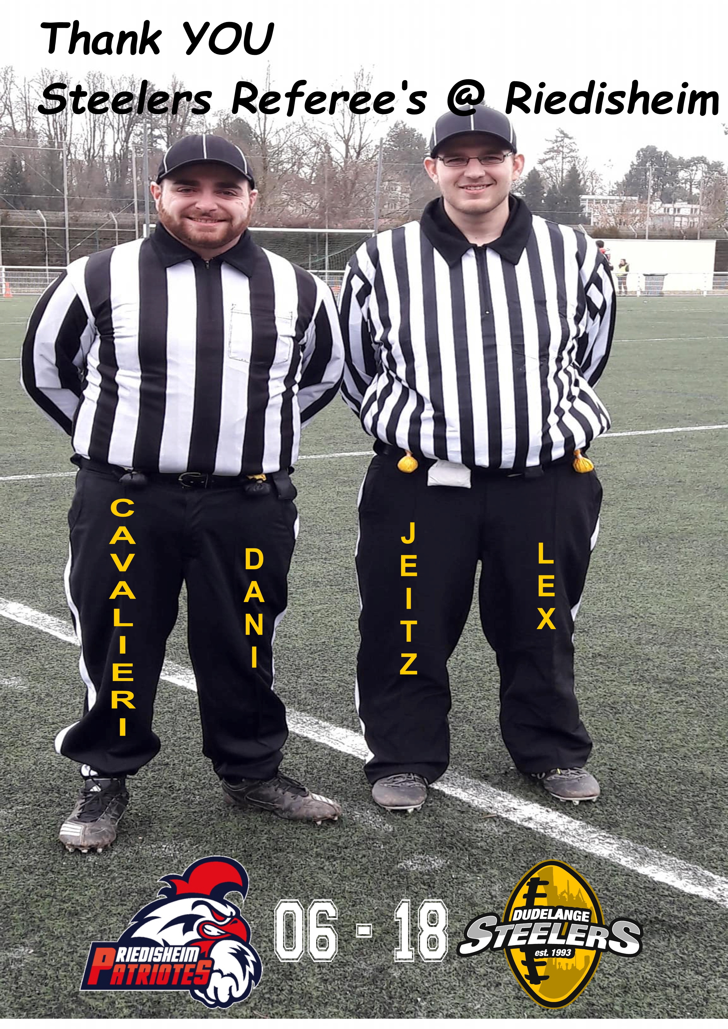 Steelers Referee's @ Riedisheim