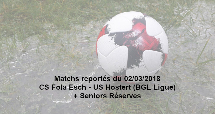 Match vun de Reserven den Owend ofgesot!!! Match vun de Reserven den Owend ofgesot!!!