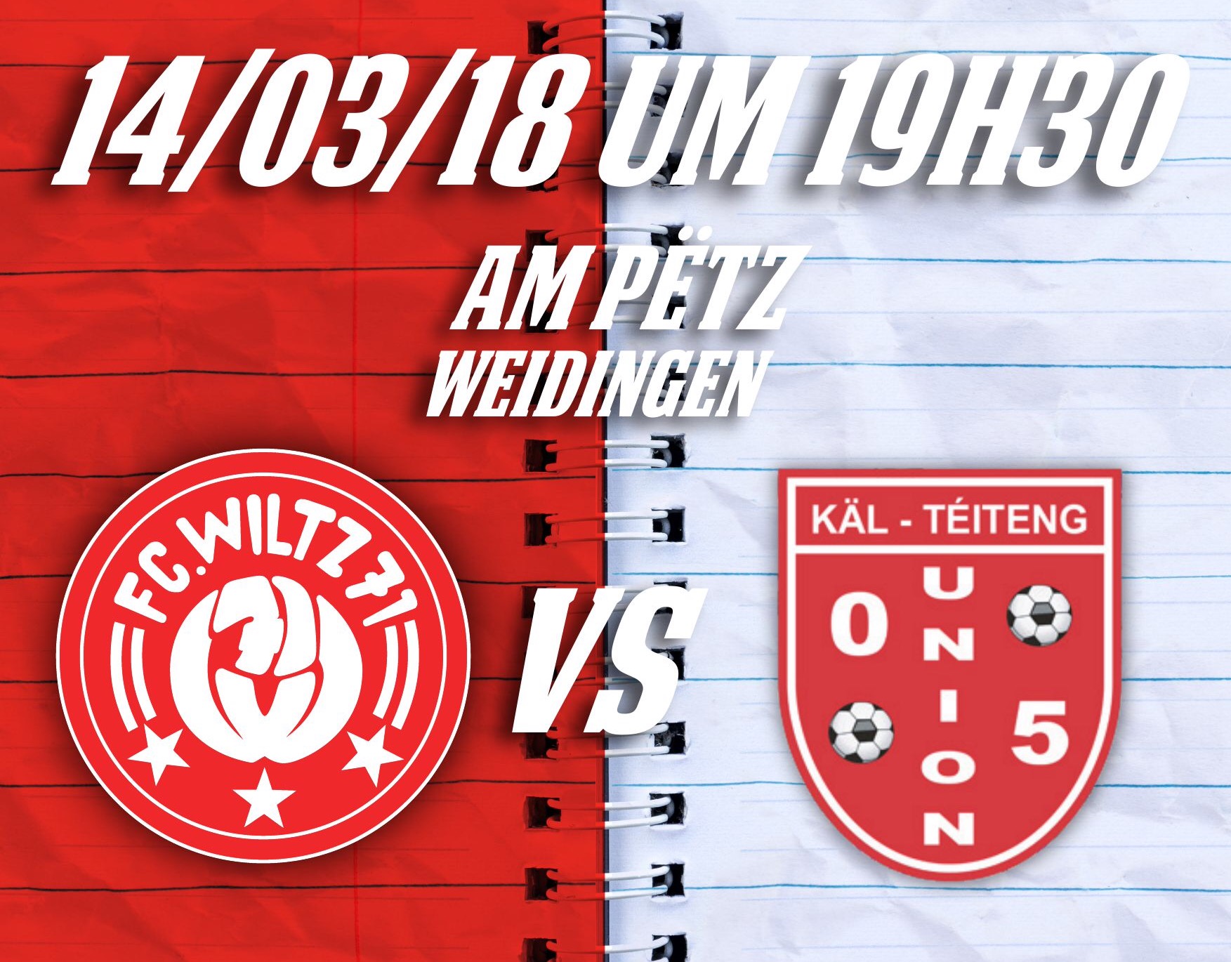 FC Wooltz 71 vs Union 05 Käl-Téiteng FC Wooltz 71 vs Union 05 Käl-Téiteng