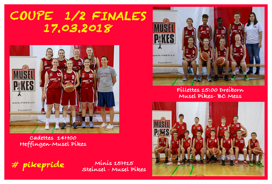 17.03.2018 Coupe 1/2 Finallen vun der Pikes Jugend 17.03.2018 Coupe 1/2 Finallen vun der Pikes Jugend