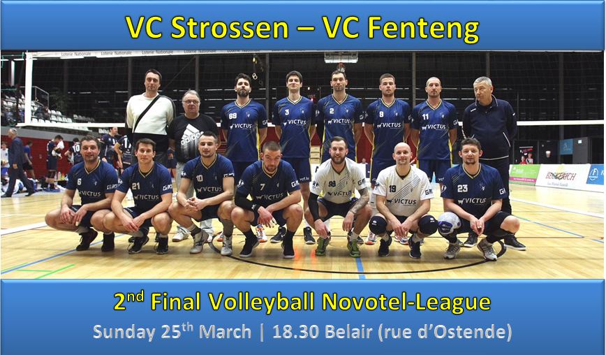 2nd Final Play-off Novotel-Ligue | VC Strassen - VC Fentange | 25/03/2018 à 18h30 BELAIR 
