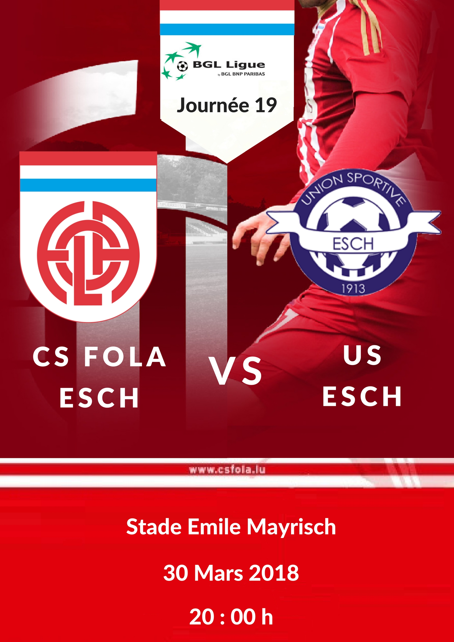 Cs Fola vs US Esch