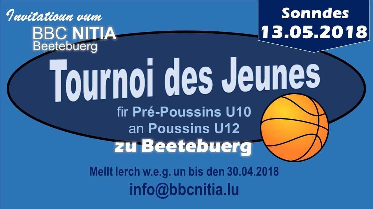 Tournoi des Jeunes den 13. Mai zu Beetebuerg