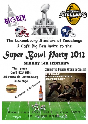 American Football Live on TV in Dudelange