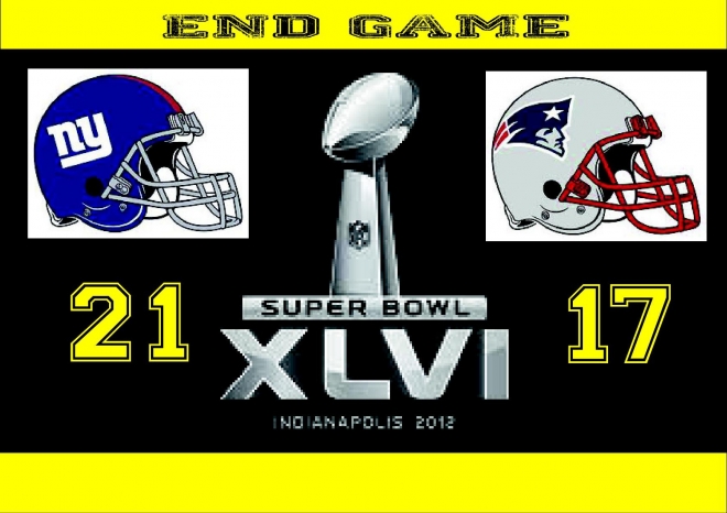 End Game Score Superbowl 2012