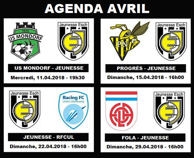 UN MOIS D'AVRIL TRÈS CHARGÉ... ET HYPER IMPORTANT