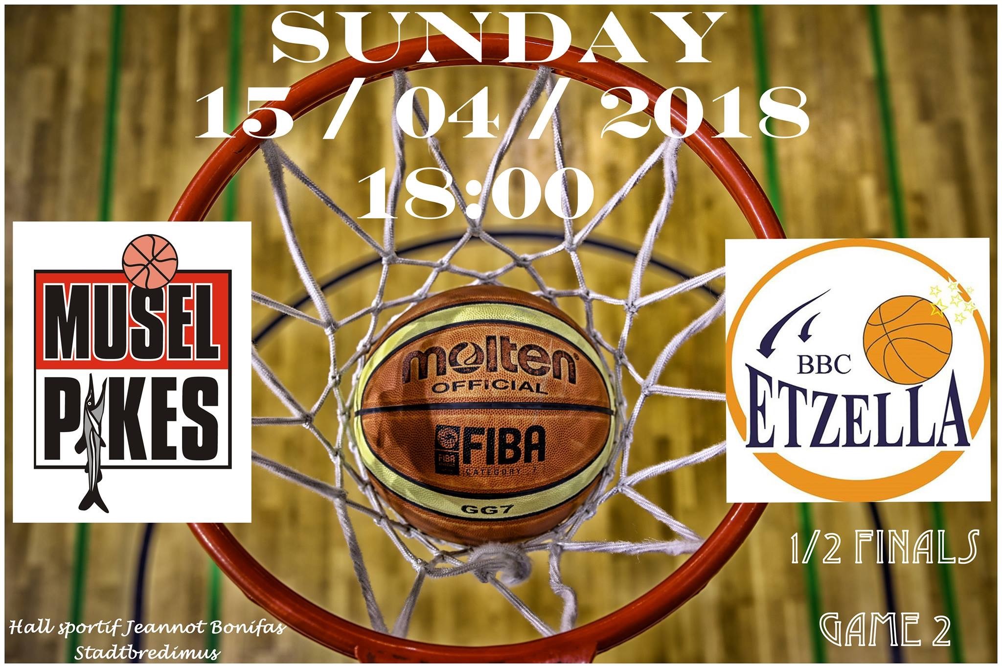 1/2 FINALS PIKES-ETZELLA 1/2 FINALS PIKES-ETZELLA