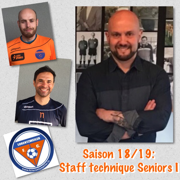 Staff technique complet - Seniors I & II (Saison 2018/2019)