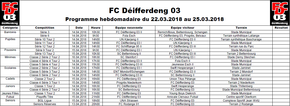 Programme 13.04 - 15.04