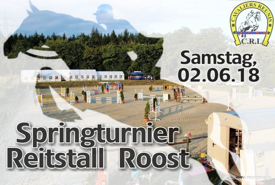 Zeiteinteilung Springturnier Roost 02.06.18