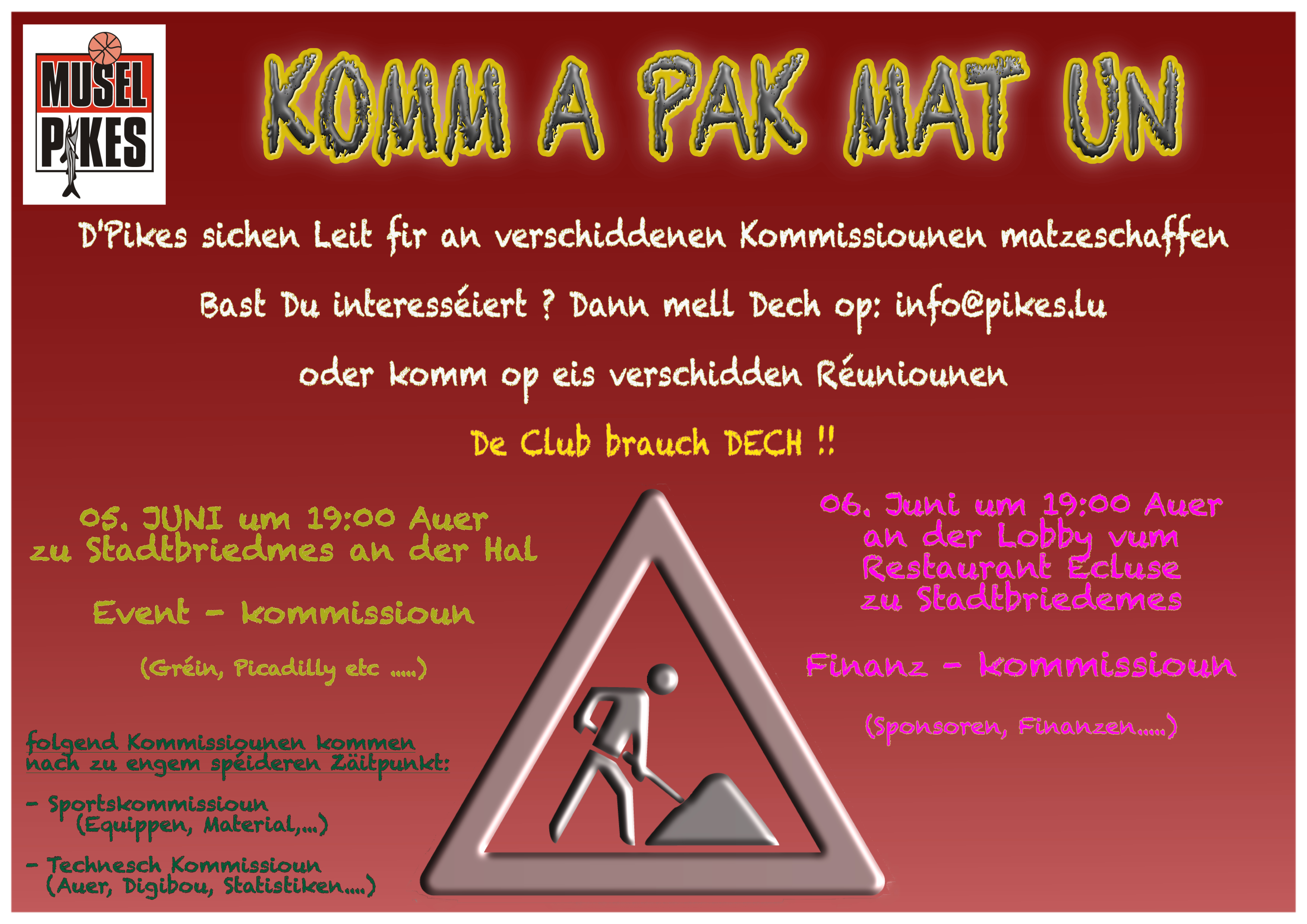Komm a pak mat un Komm a pak mat un