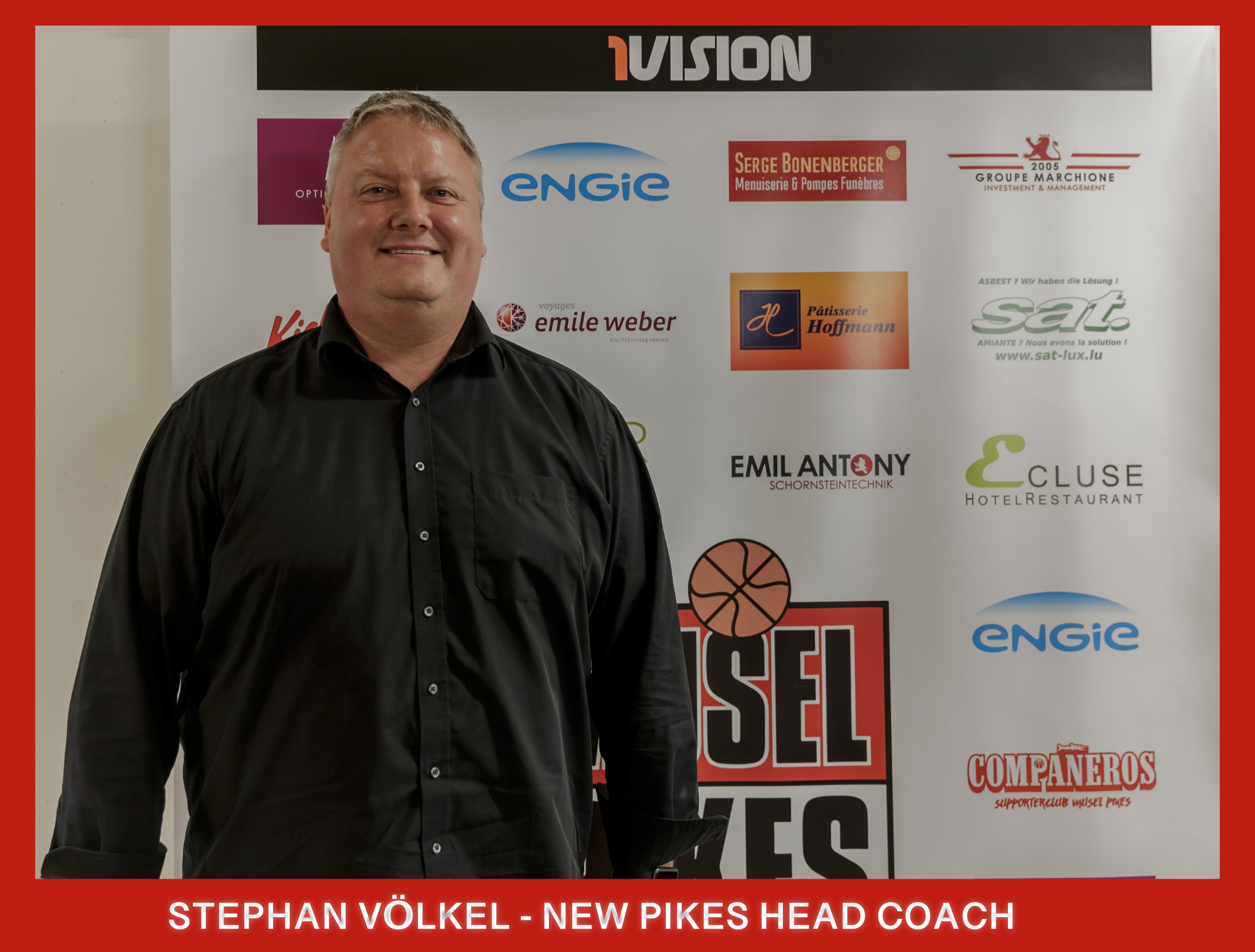 PRESSEMATDEELUNG : STEPHAN VÖLKEL = neie Pikes Head Coach PRESSEMATDEELUNG : STEPHAN VÖLKEL = neie Pikes Head Coach
