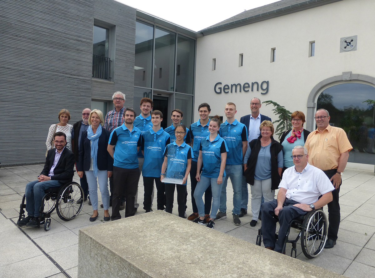 Réception d'honneur à la Commune de Junglinster