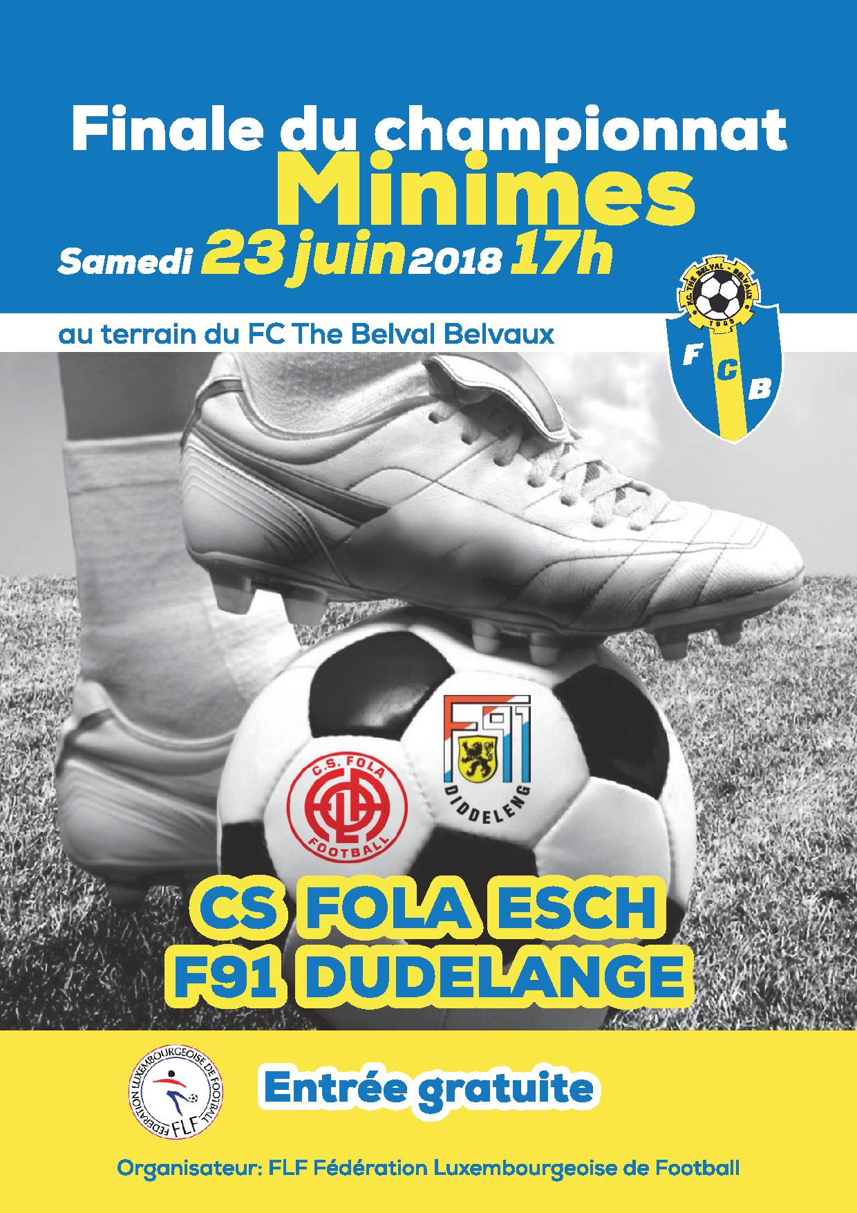 Finale du Championnat Minimes 2018