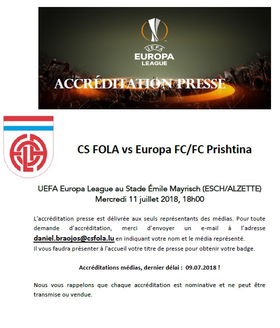 Accréditation Presse fr