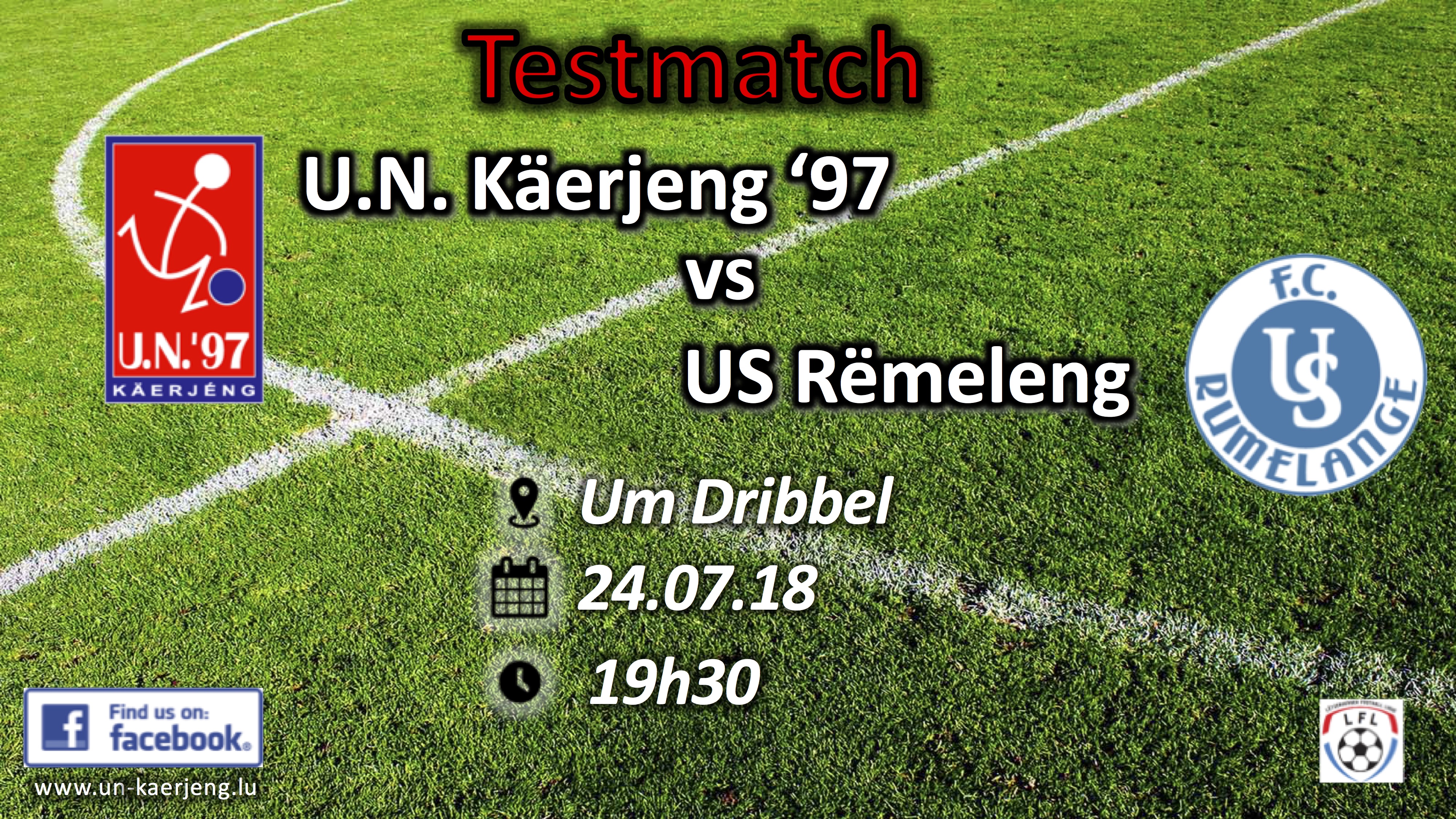 +++ TESTMATCH +++ UNK - Rëmeleng +++ TESTMATCH +++ UNK - Rëmeleng