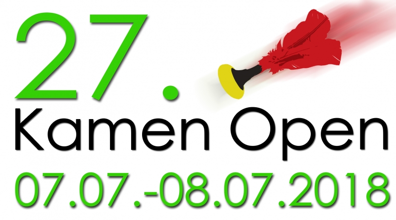 27. Kamen Open den 7.7. an 8.7. 2018 zu Kamen an Daitschland 27. Kamen Open den 7.7. an 8.7. 2018 zu Kamen an Daitschland