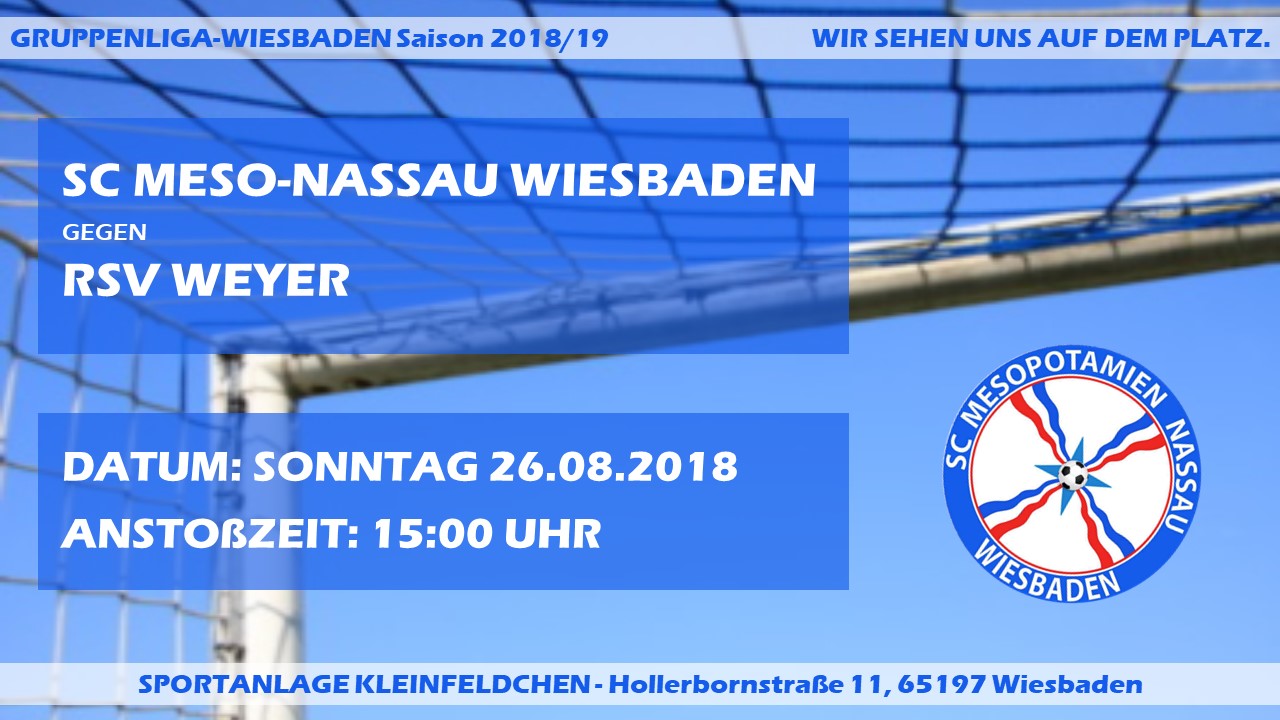 Heimspiel I. Mannschaft