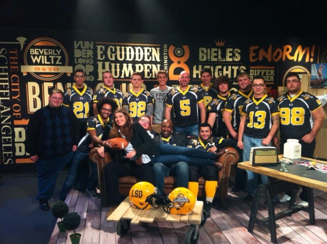 The Luxembourg Steelers in the BEN'S Club by Eldo TV