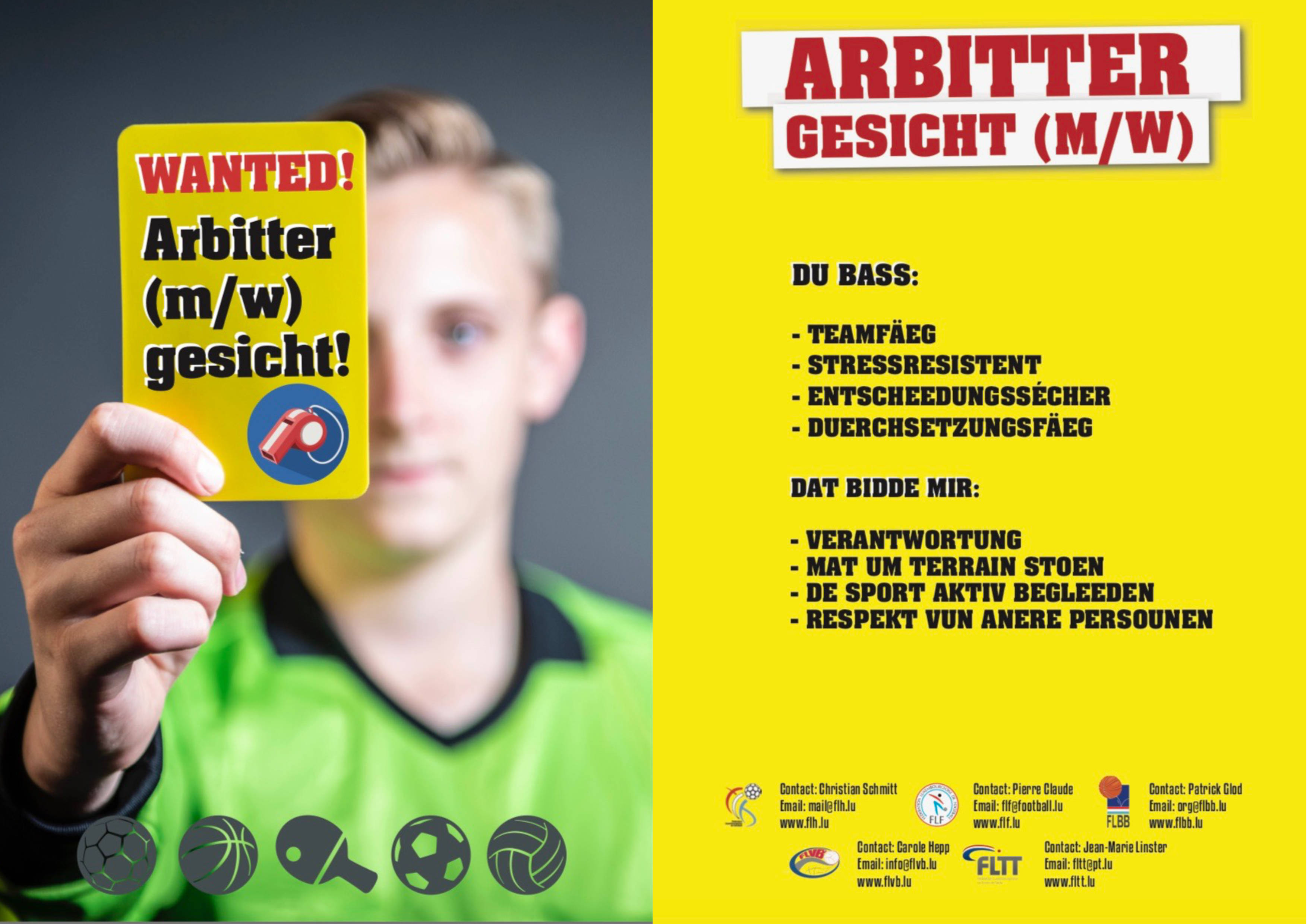 ARBITTER GESICHT ARBITTER GESICHT