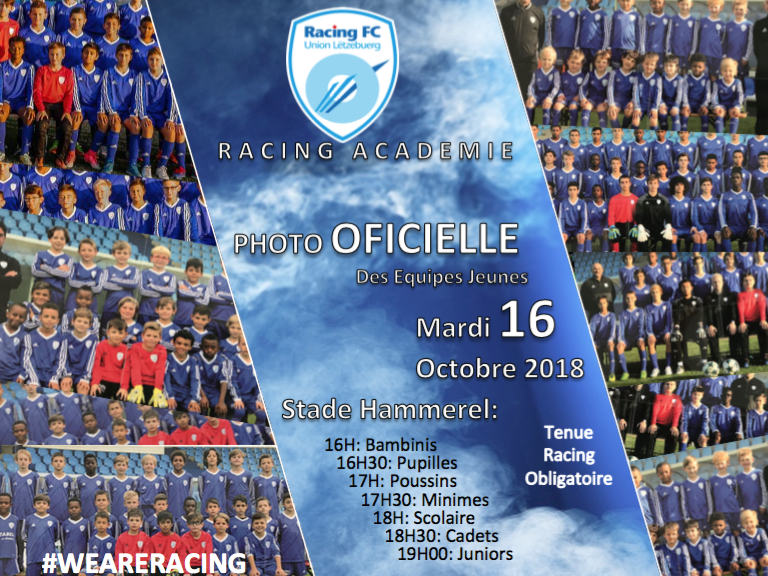 PHOTO OFFICIELLE - RACING ACADEMIE PHOTO OFFICIELLE - RACING ACADEMIE