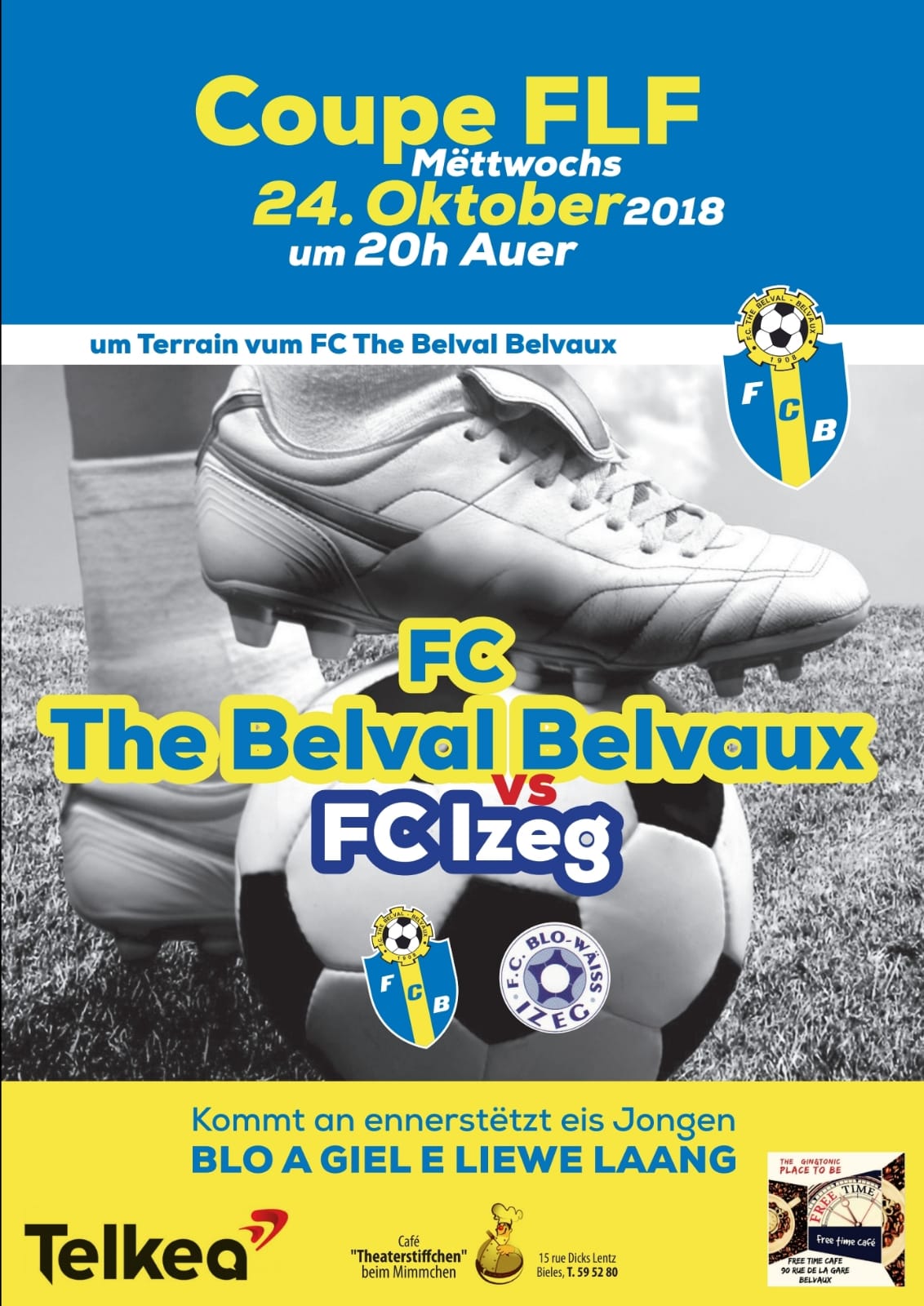 FC THE BELVAL BELVAUX vs BLO-WAISS IZEG (24.10.18 20h00)