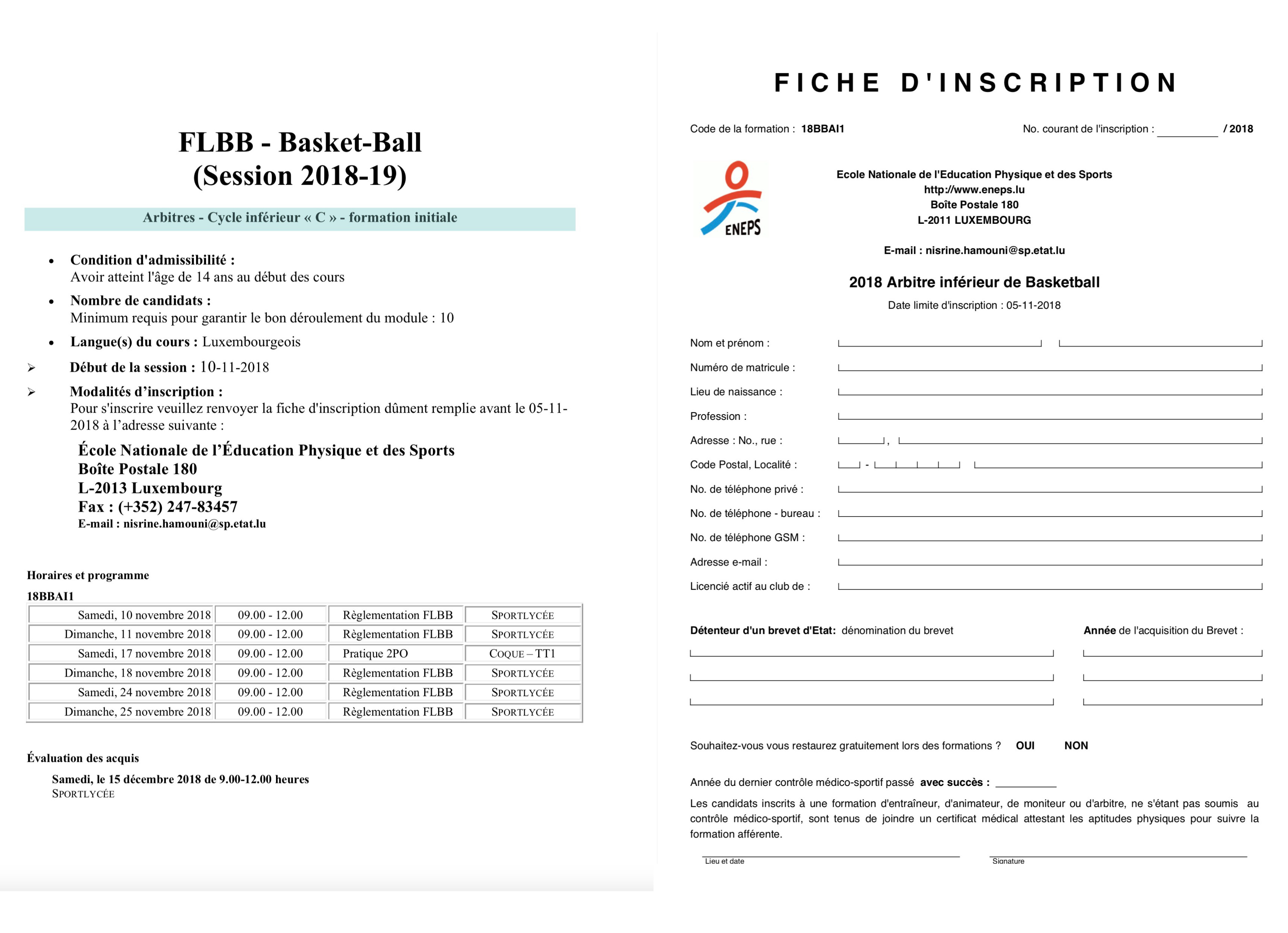 Formation Initale Arbitres Formation Initale Arbitres