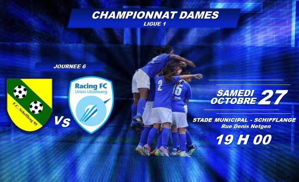 CHAMPIONNAT DAMES LIGUE 1 - JOURNÉE 6
