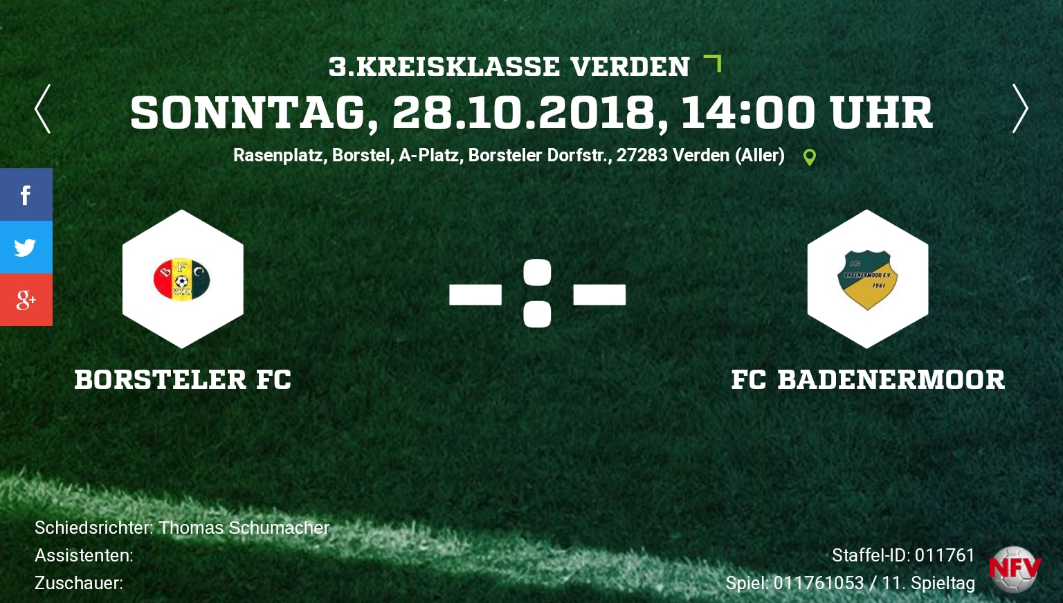 Auswärtsspiel beim Borstel FC Auswärtsspiel beim Borstel FC