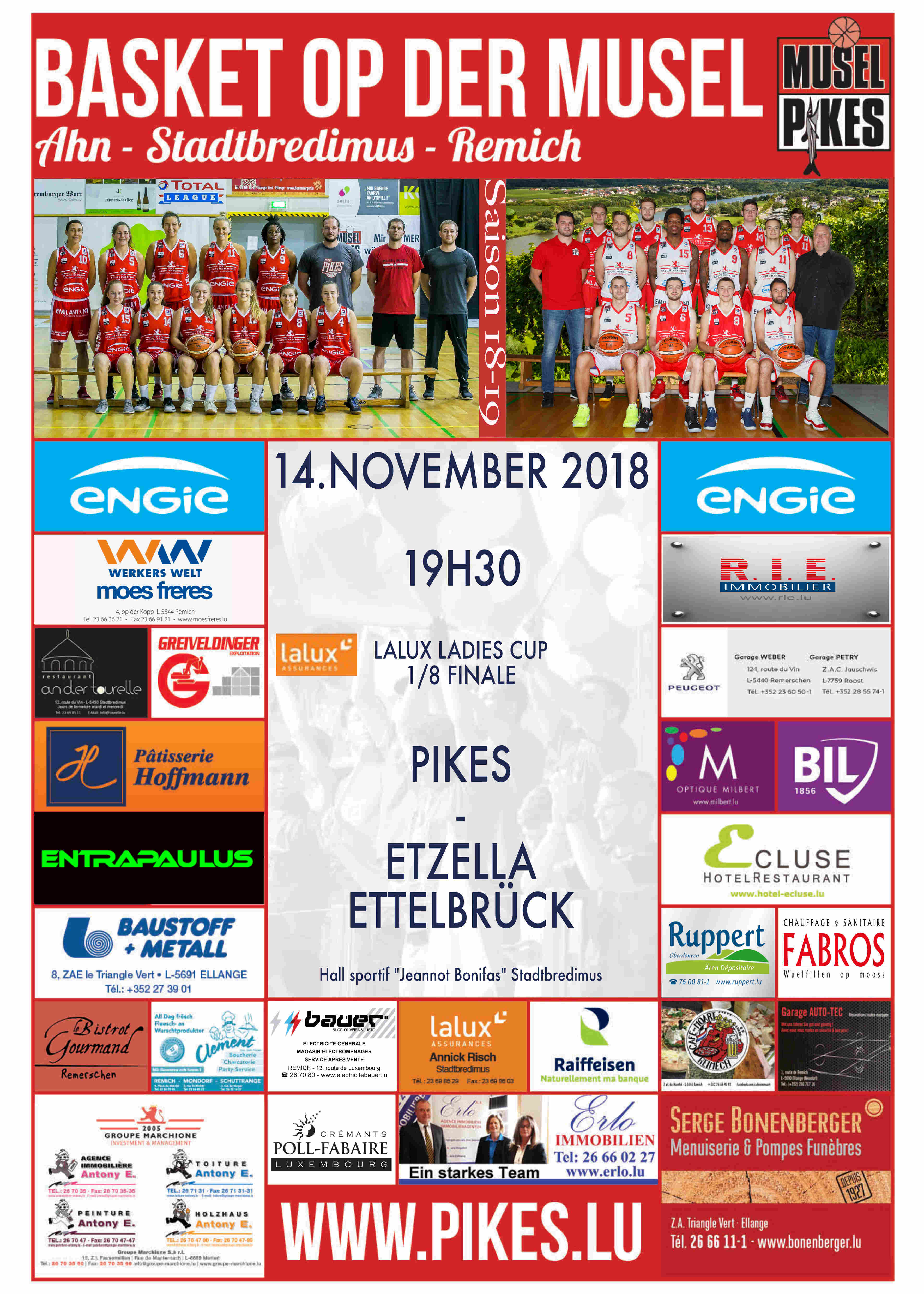 LaLux Ladies Cup 1/8 finale Pikes-Etzella