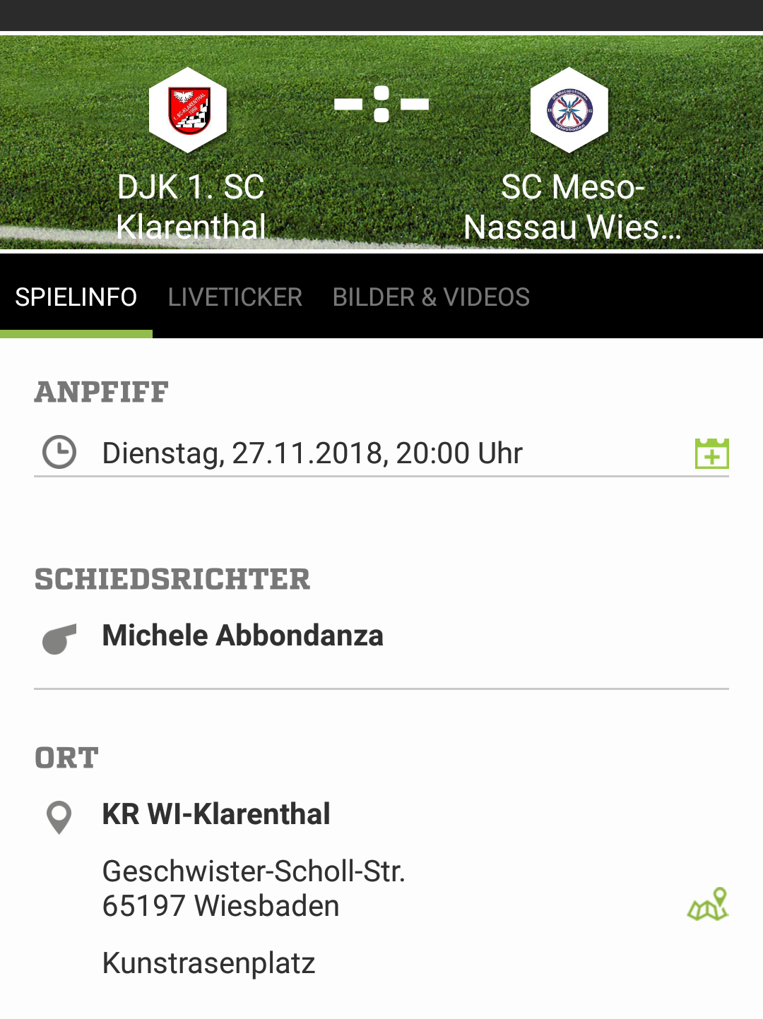 Am Dienstag ist Achtelfinale im Kreispokal