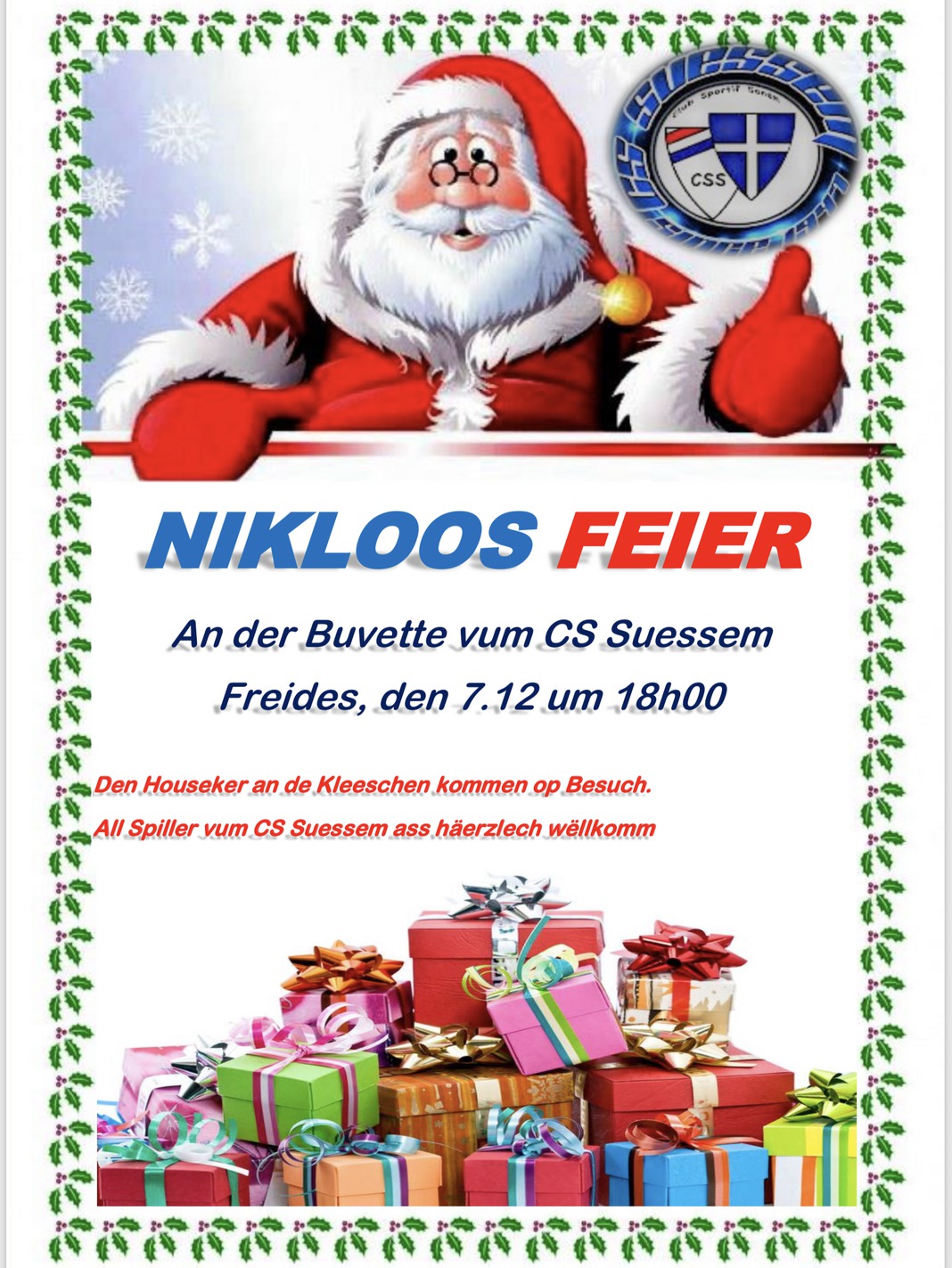 NIKLOOS FEIER 2018 NIKLOOS FEIER 2018
