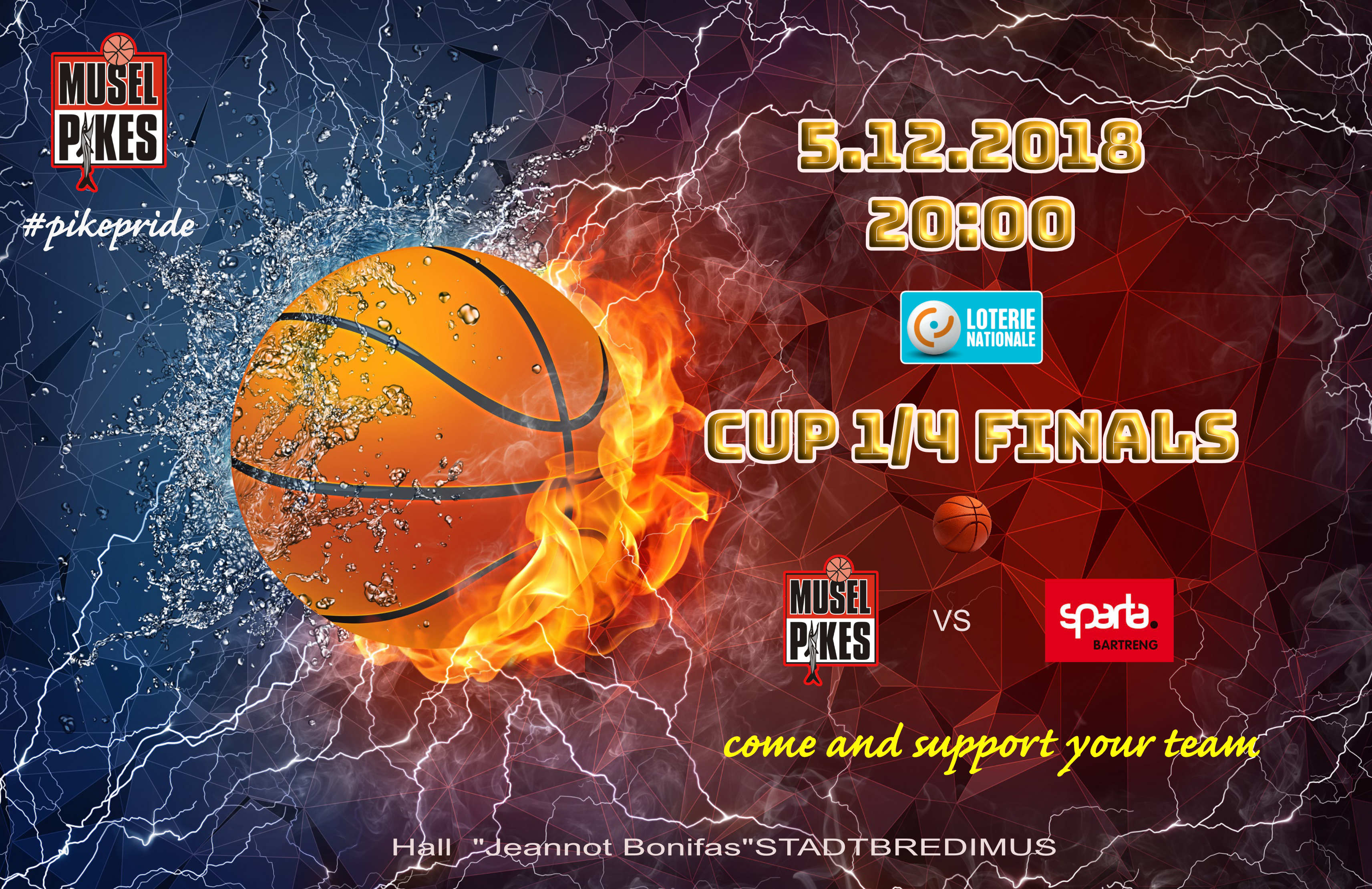 Loterie Nationale Cup 1/4 finals