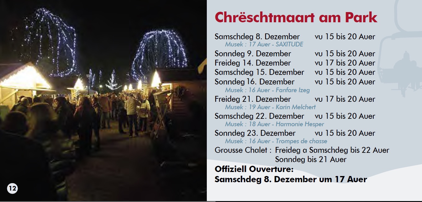 Concert um Chrëschtmaart am Hesper Park
