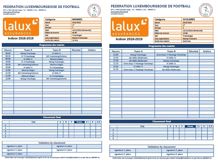 Programm vun dëser Woch