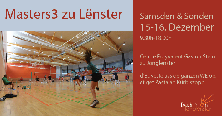 Masters 3 à Junglinster Masters 3 à Junglinster