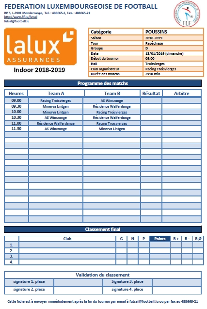 Programm vun dëser Woch