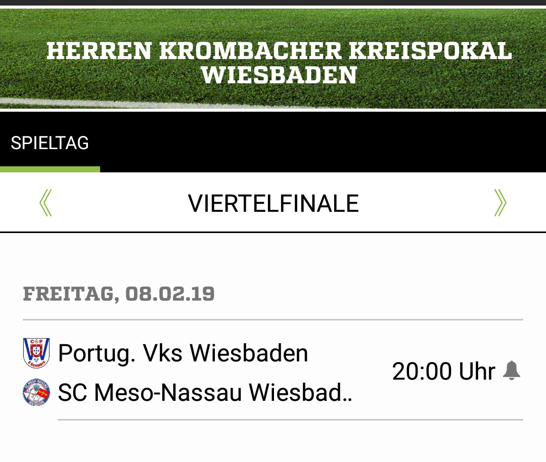 Das Pokal-Viertelfinale rückt näher.