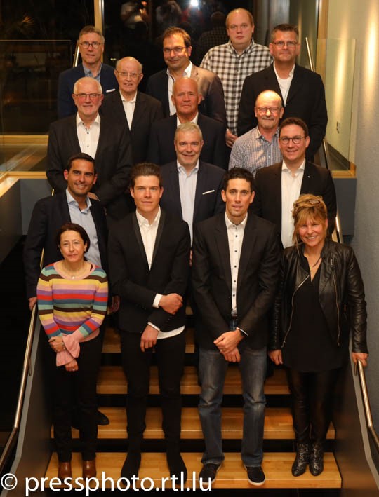 Ovatioun vir den Laurent Didier an Bob Jungels Ovatioun vir den Laurent Didier an Bob Jungels