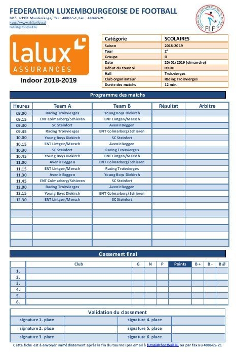 Programm vun dëser Woch